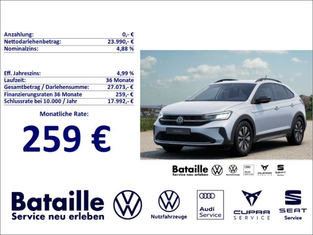 VW Taigo 6.000 km 22.490 &euro; Jülich 52428