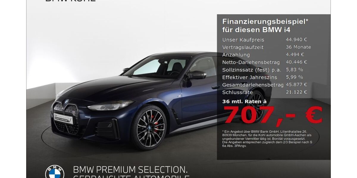 BMW i4 57.637 km 44.940 &euro; Aachen 52078