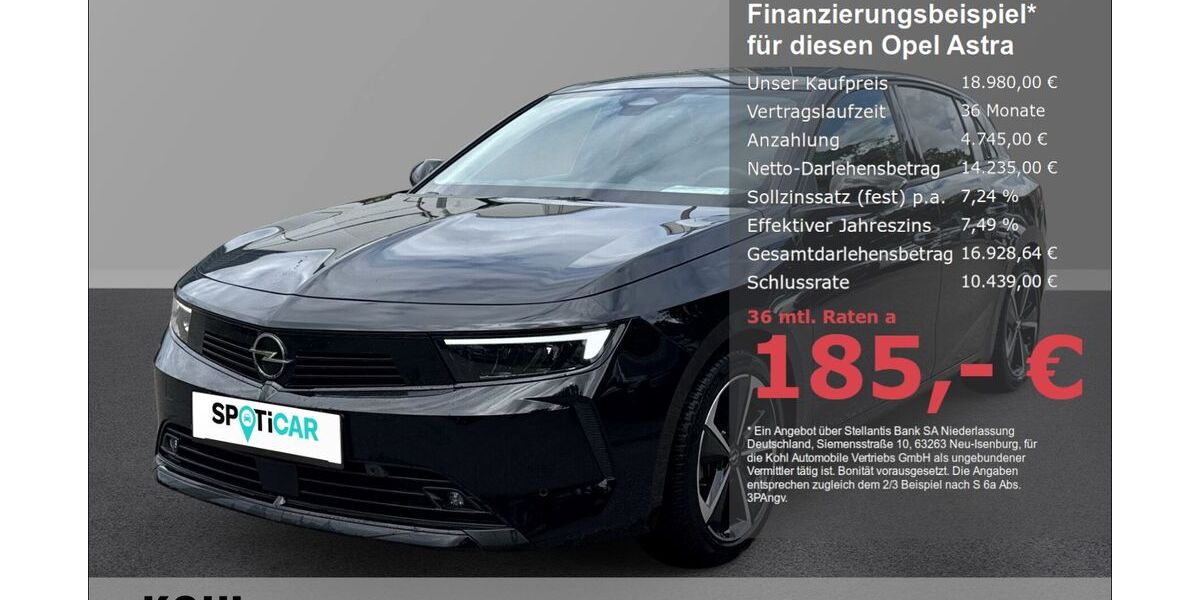 Opel Astra 20.500 km 18.980 &euro; Aachen 52078