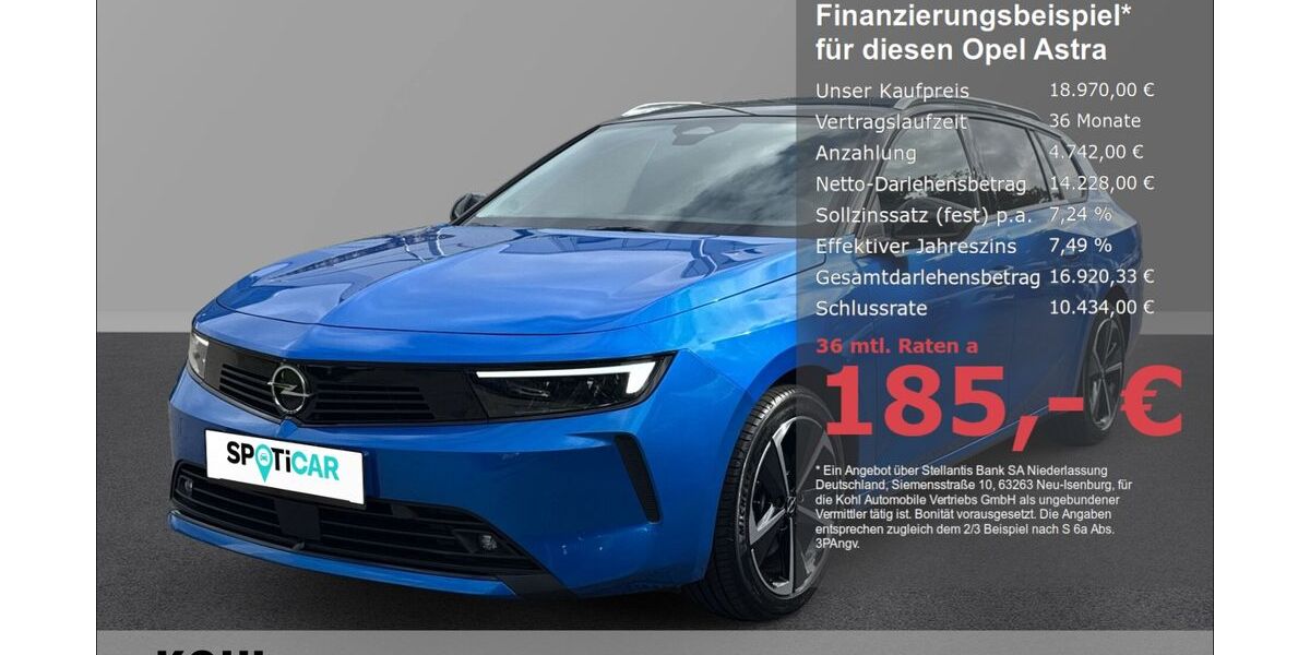 Opel Astra 27.800 km 18.970 &euro; Aachen 52078