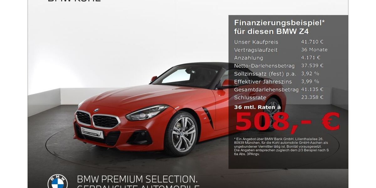BMW Z4 10.851 km 41.710 &euro; Aachen 52078