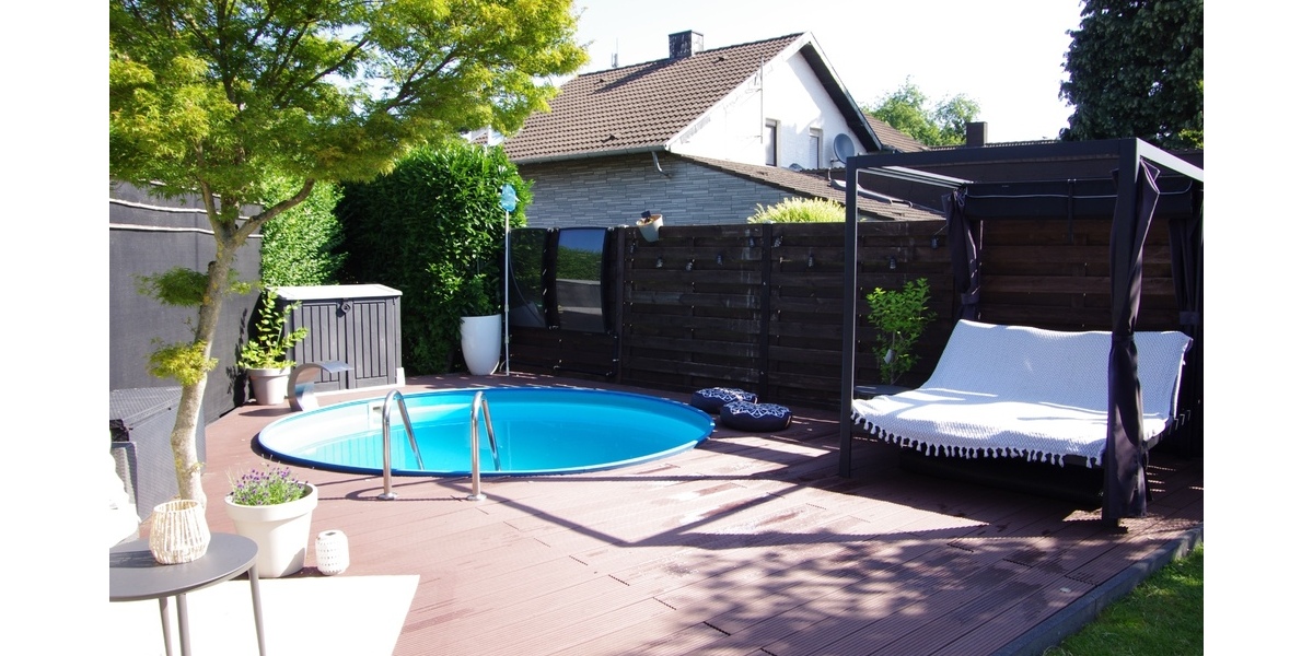 Kohlscheid – Einzugsfertiges, modernes und vollmöbliertes Einfamilienhaus mit Pool und Saunahaus - Reihenendhaus Herzogenrath | Angebot:25944756