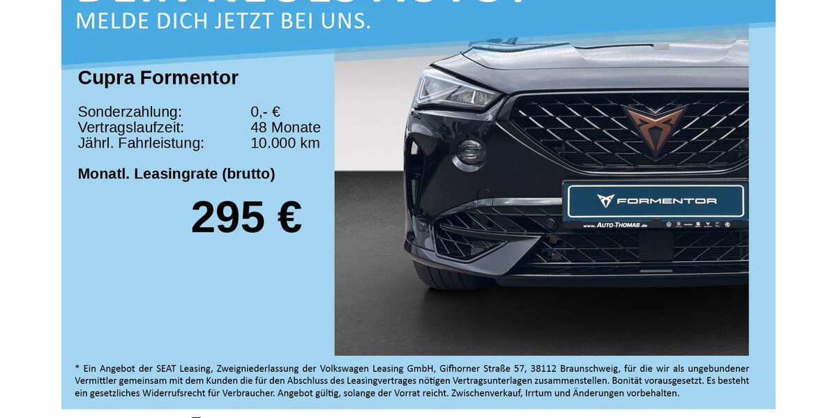 Cupra Formentor 49.749 km 31.300 &euro; Brühl 50321