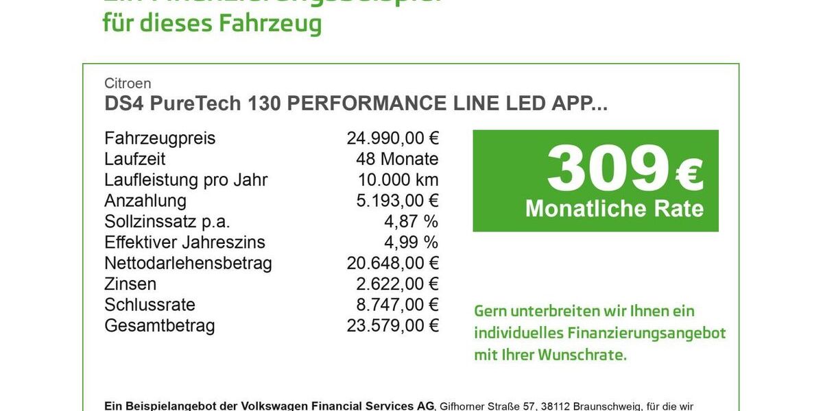 DS Automobiles DS4 25.555 km 24.990 &euro; Düren 52353