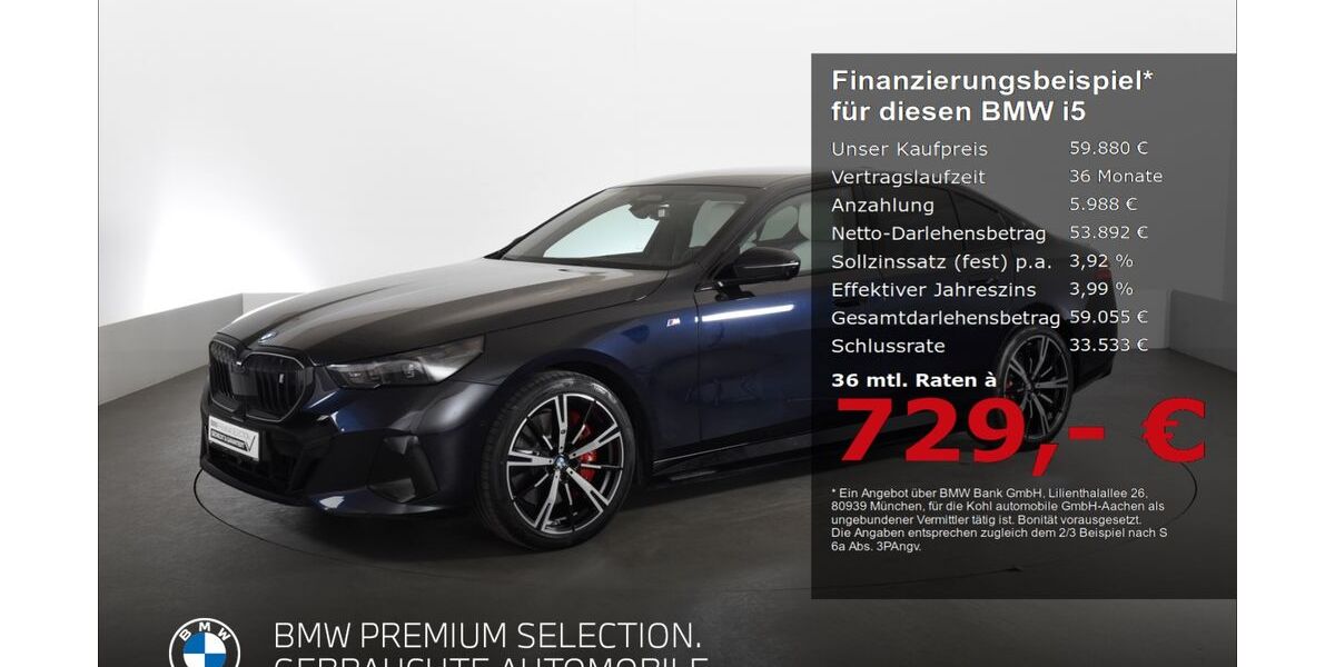 BMW i5 24.610 km 59.190 &euro; Aachen 52078