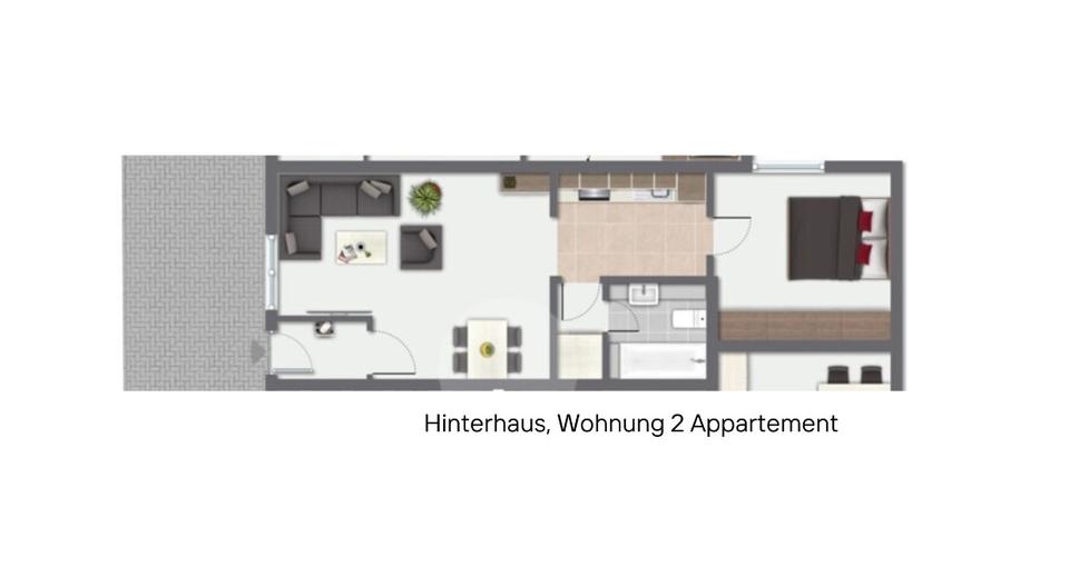 Etagenwohnung Frechen - 2 Zimmer, 46 m&sup2;, 656&euro; | Angebot:26549844