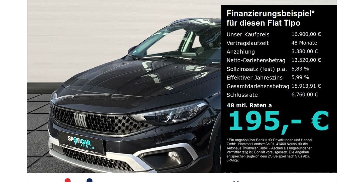 Fiat Tipo 72.450 km 16.390 &euro; Aachen 52070