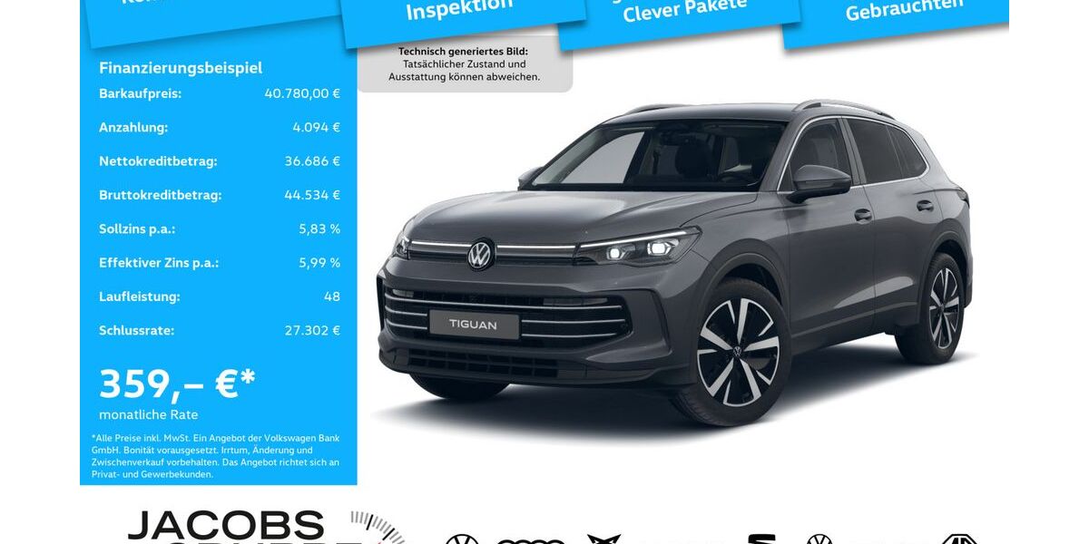 VW Tiguan 21.452 km 40.780 &euro; Alsdorf 52477