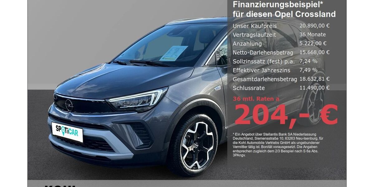 Opel Crossland (X) 14.400 km 20.890 &euro; Aachen 52078