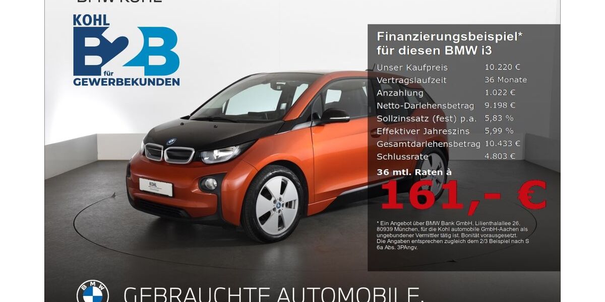 BMW i3 105.213 km 10.220 &euro; Aachen 52078
