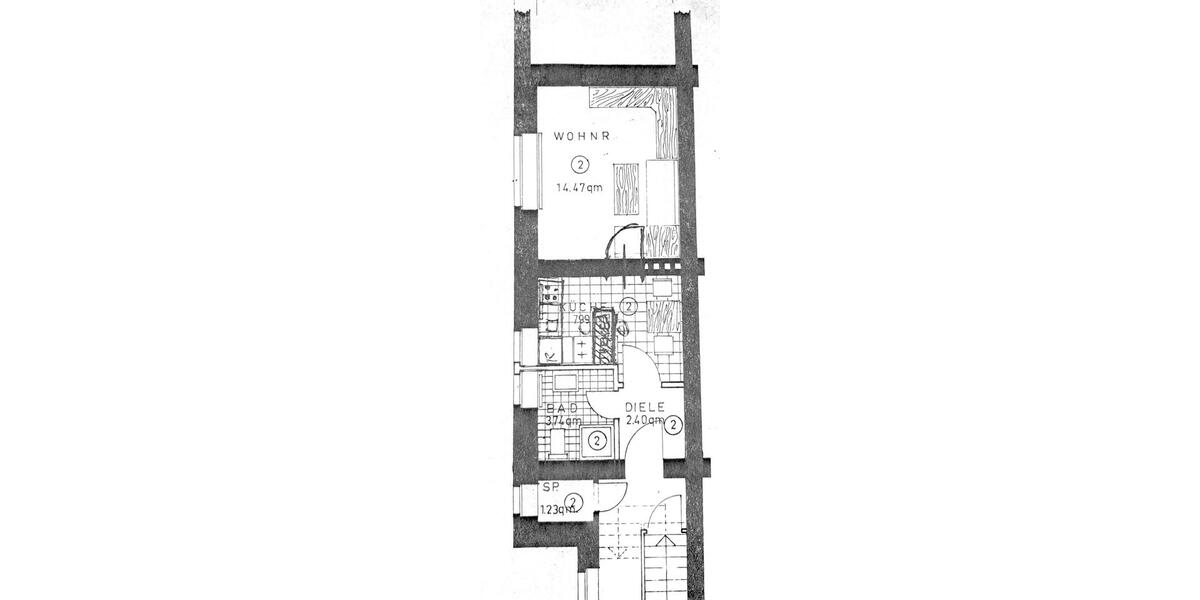 Etagenwohnung Aachen Aachen-Mitte - 1 Zimmer, 30 m&sup2;, 109.000&euro; | Angebot:26580649