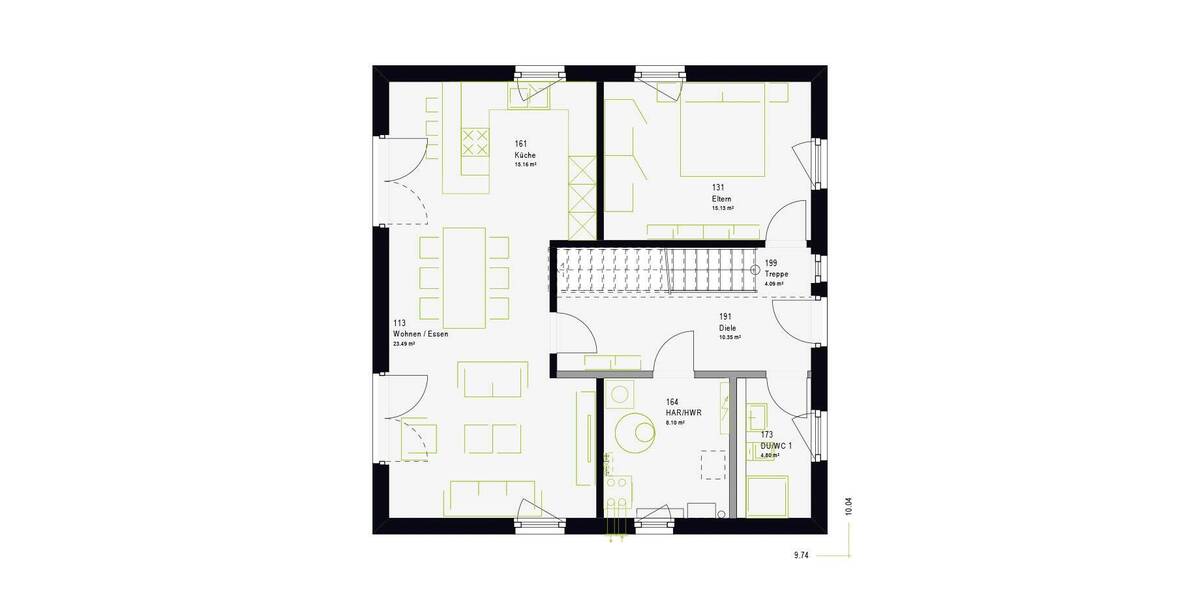 Einfamilienhaus Erftstadt Liblar - 6 Zimmer, 133 m&sup2;, 489.898&euro; | Angebot:26806612