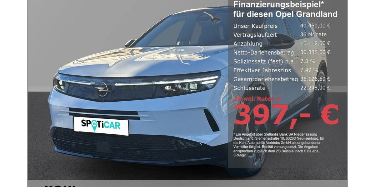 Opel Grandland (X) 6.800 km 39.950 &euro; Aachen 52078