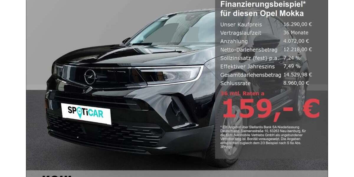 Opel Mokka 31.600 km 16.290 &euro; Aachen 52078