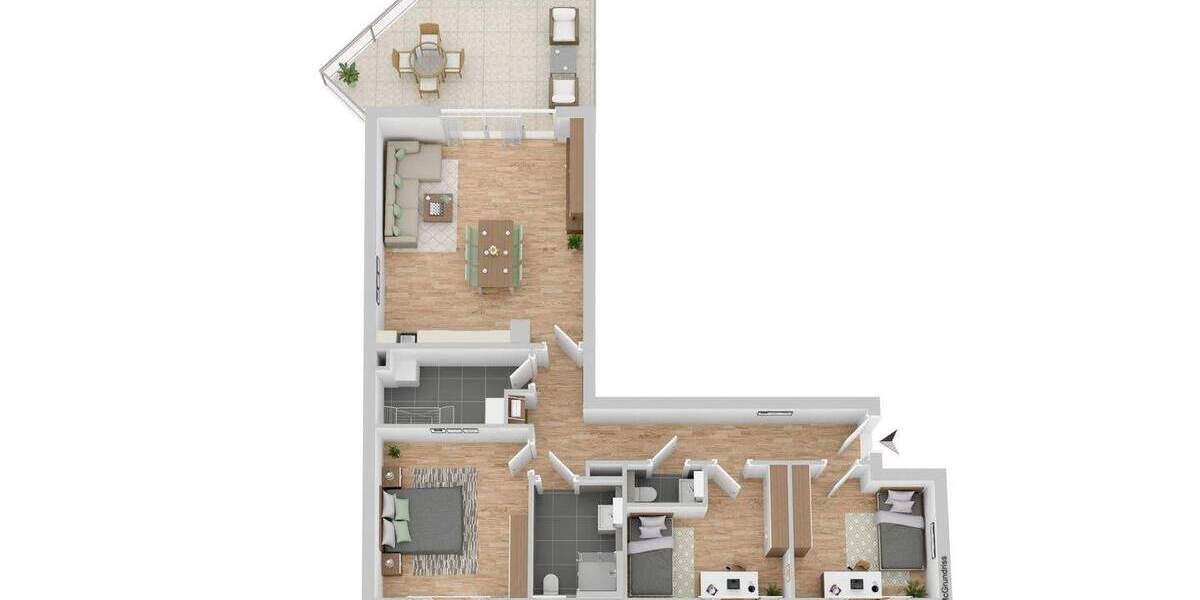 Etagenwohnung Übach-Palenberg Übach - 4 Zimmer, 105 m&sup2;, 425.000&euro; | Angebot:25772124