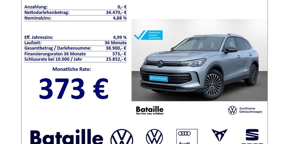 VW Tiguan 8.104 km 34.470 &euro; Jülich 52428