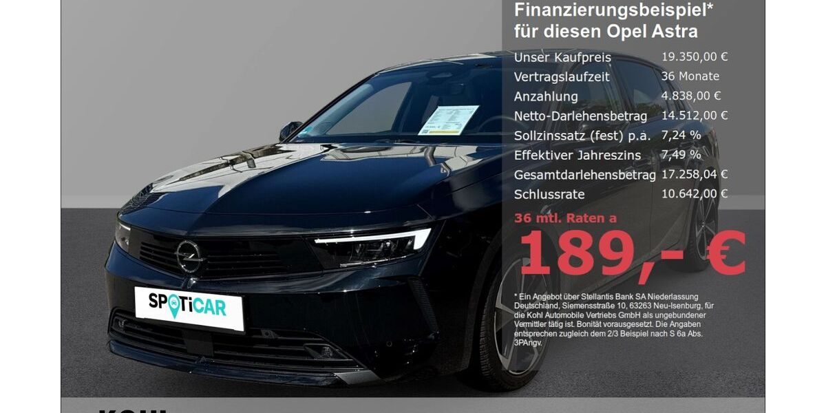 Opel Astra 17.000 km 18.290 &euro; Aachen 52078