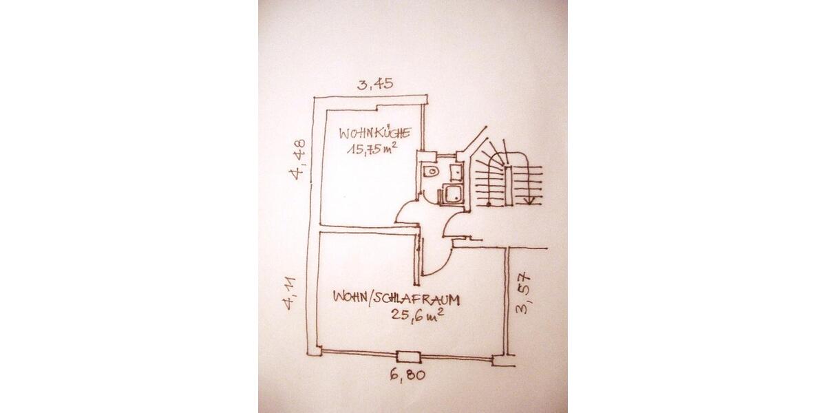 Etagenwohnung Aachen Aachen-Mitte - 2 Zimmer, 45 m&sup2;, 520&euro; | Angebot:26633945