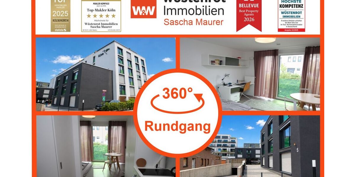 Kapitalanlage in Aachen: Vollmöbliertes Studentenappartement mit stabilem Vermietungskonzept - 1- Aachen Aachen-Mitte | Angebot:26596351