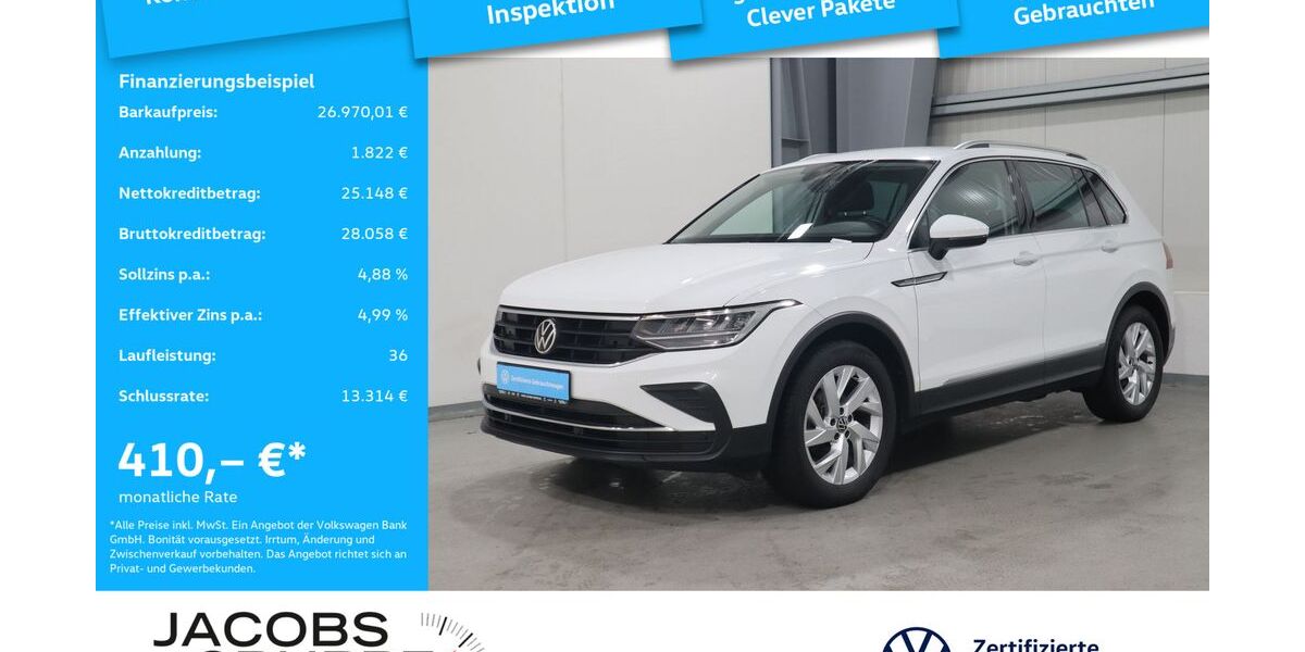 VW Tiguan 43.704 km 26.970 &euro; Aachen 52078