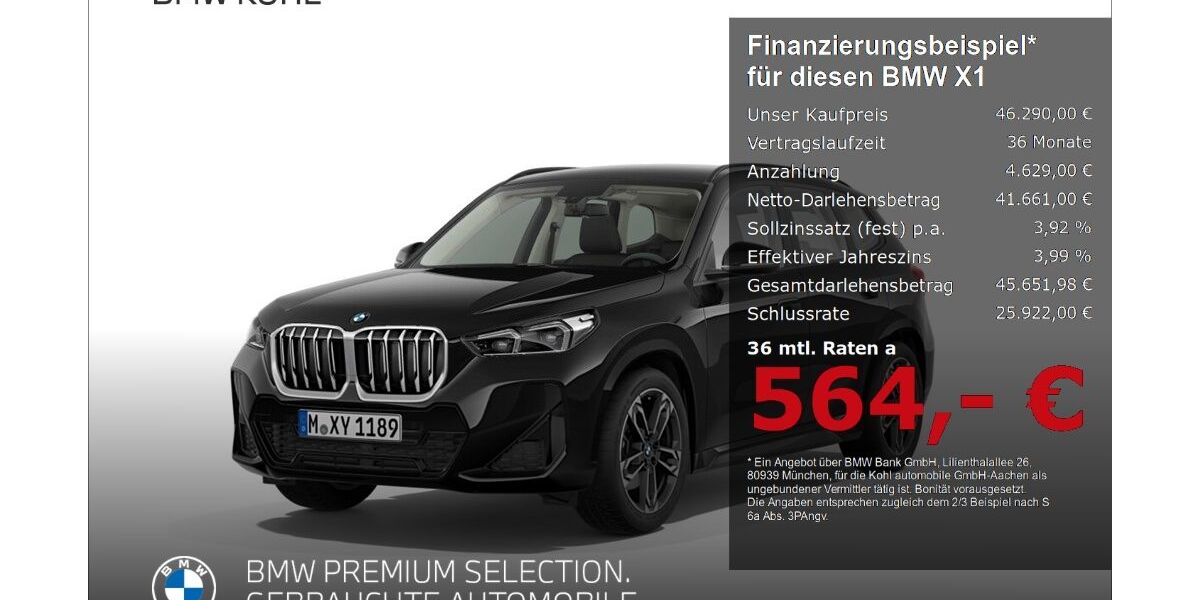 BMW X1 24.158 km 46.290 &euro; Aachen 52078