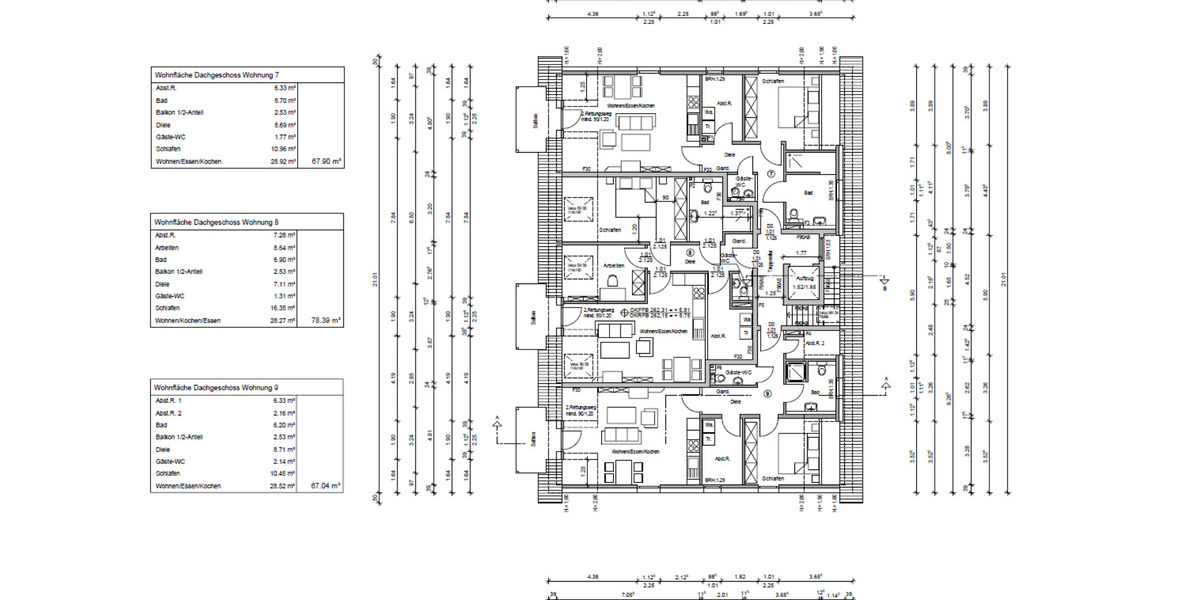 Dachgeschoßwohnung Stolberg (Rheinland) - 3 Zimmer, 78 m&sup2;, 1.000&euro; | Angebot:25267808