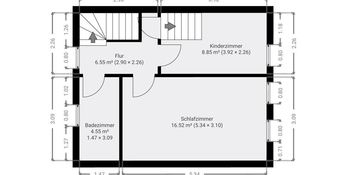 Reihenhaus Baesweiler - 4 Zimmer, 64 m&sup2;, 1.100&euro; | Angebot:26581632