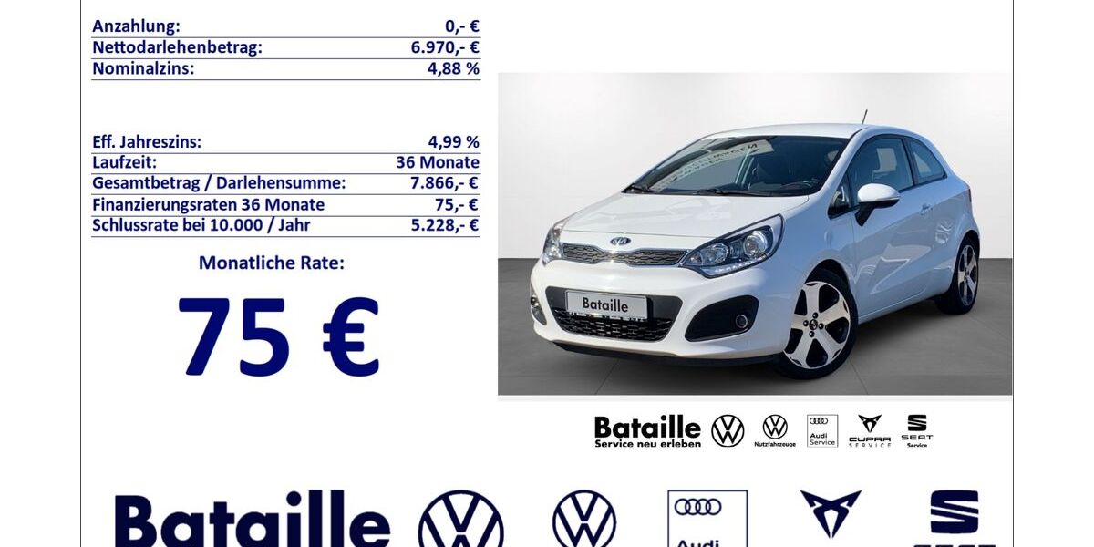 Kia Rio 102.000 km 6.970 &euro; Jülich 52428
