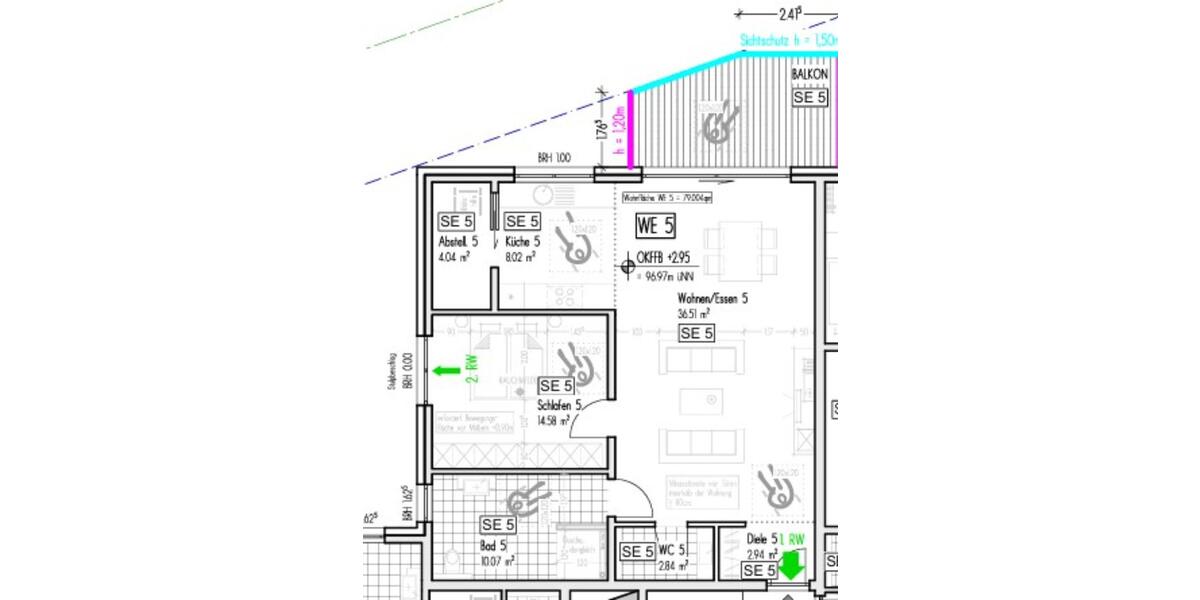 Terrassenwohnung Jülich - 2 Zimmer, 86 m&sup2;, 993&euro; | Angebot:25920080