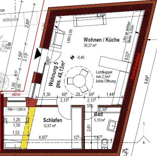 Erdgeschoßwohnung Aachen Aachen-Mitte - 1 Zimmer, 48 m&sup2;, 54.990&euro; | Angebot:26815417