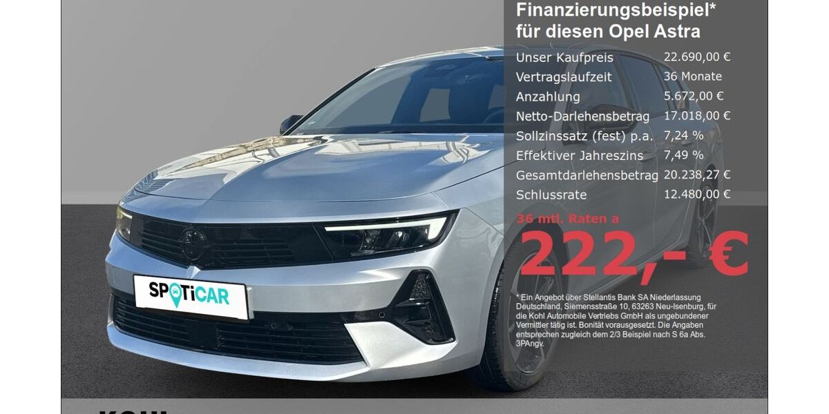 Opel Astra 14.800 km 20.890 &euro; Aachen 52078