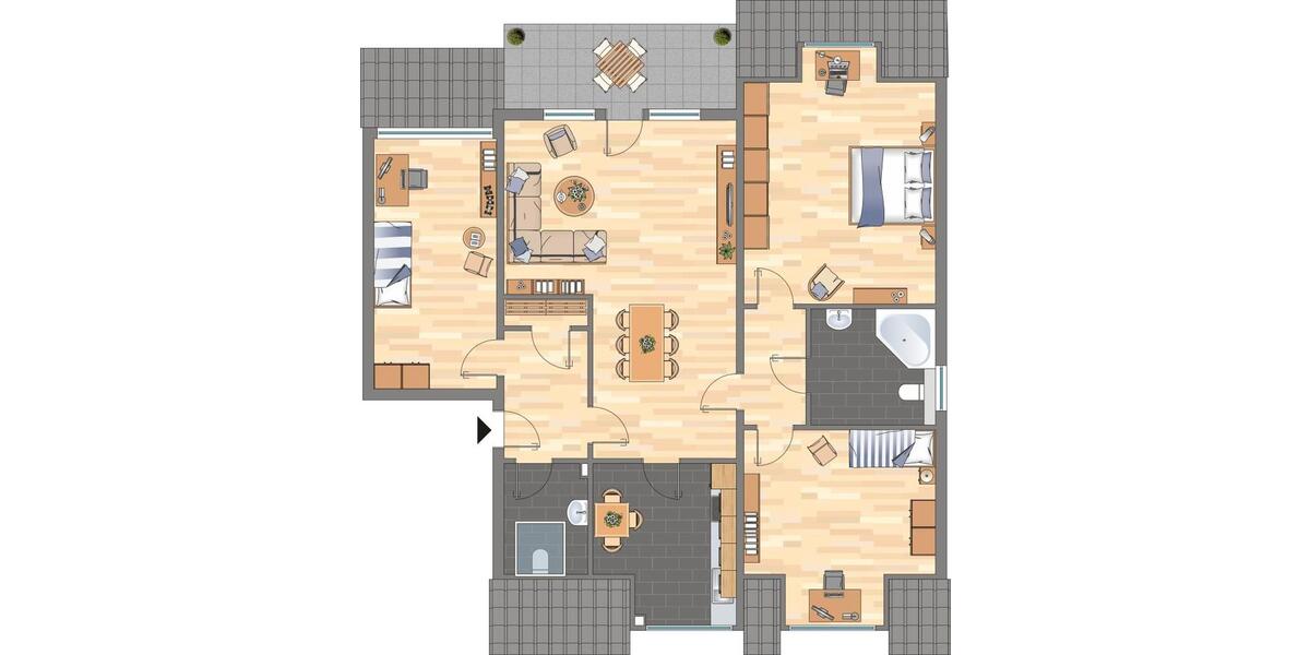 Dachgeschoßwohnung Alsdorf - 4.5 Zimmer, 81 m&sup2;, 426&euro; | Angebot:25963943