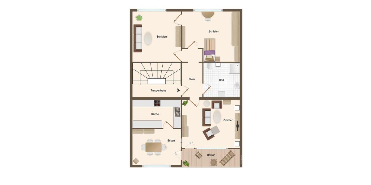 Etagenwohnung Bergheim Auenheim - 3 Zimmer, 91 m&sup2;, 750&euro; | Angebot:25796699