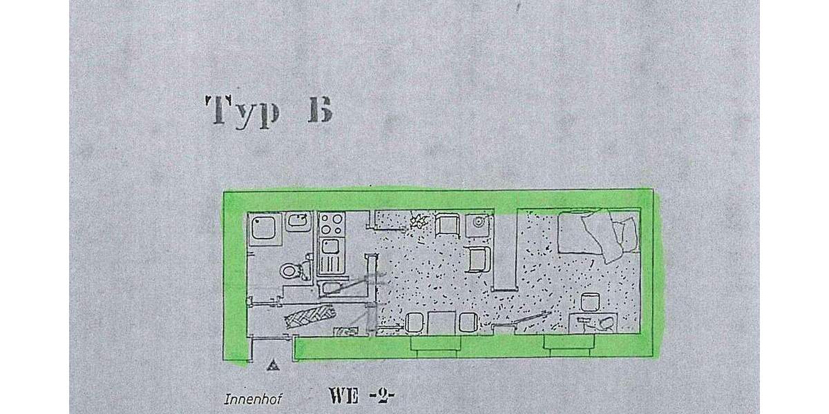 Etagenwohnung Aachen Aachen-Mitte - 2 Zimmer, 30 m&sup2;, 124.900&euro; | Angebot:25691616