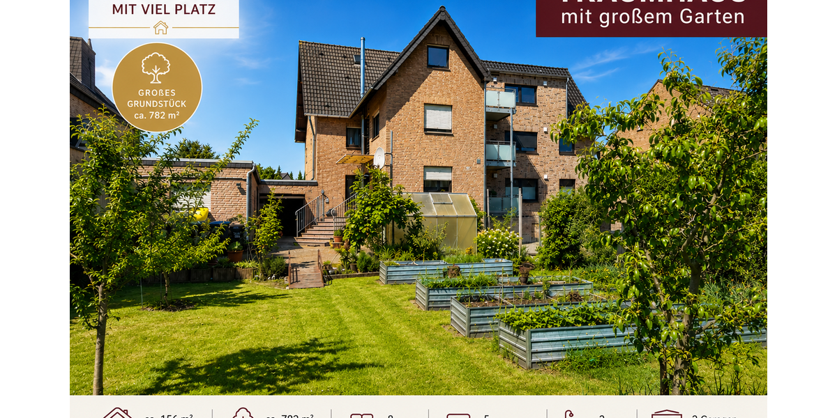 Einfamilienhaus Bergheim - 8 Zimmer, 156 m&sup2;, 438.800&euro; | Angebot:26429285