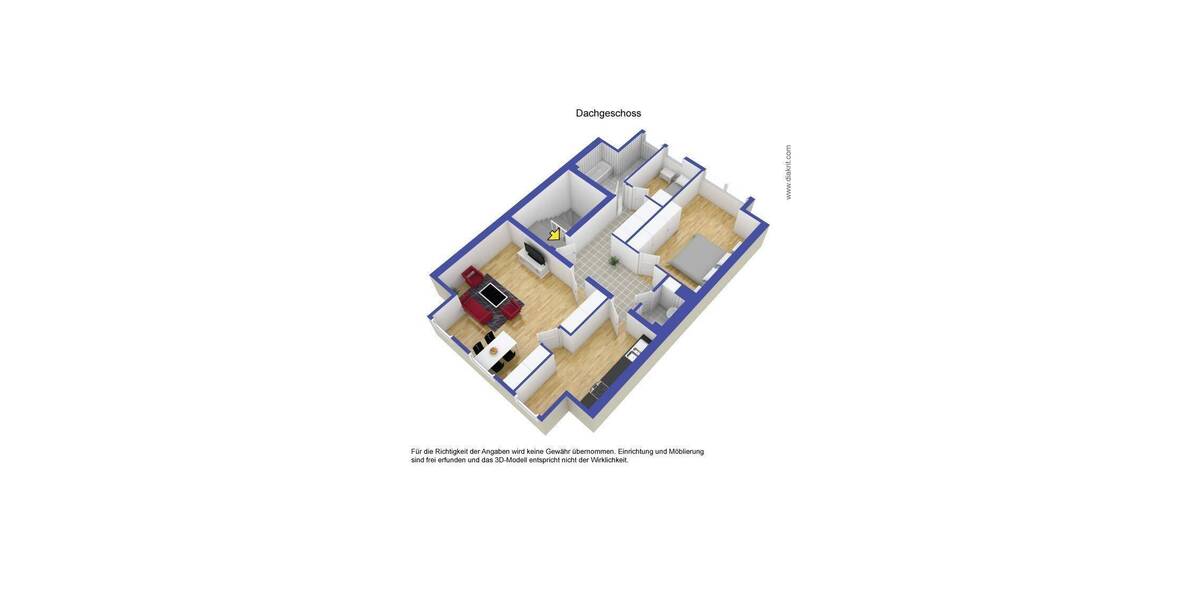 Etagenwohnung Düren - 3 Zimmer, 84 m&sup2;, 169.900&euro; | Angebot:26658290