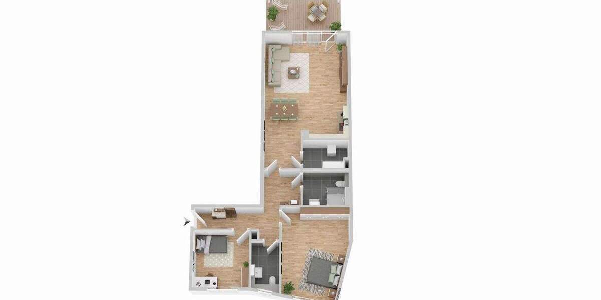 Etagenwohnung Übach-Palenberg Übach - 3 Zimmer, 105 m&sup2;, 425.000&euro; | Angebot:25772123