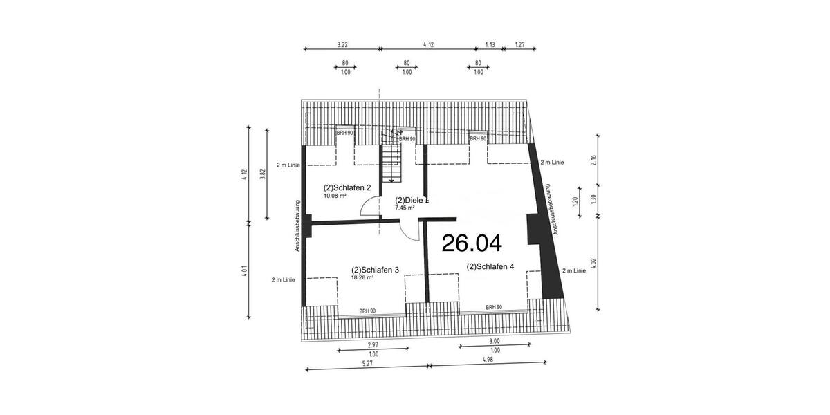 Etagenwohnung Heimbach - 6 Zimmer, 137 m&sup2;, 1.150&euro; | Angebot:25842750