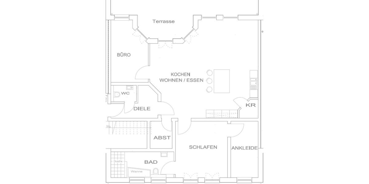 Terrassenwohnung Nideggen - 4 Zimmer, 114 m&sup2;, 1.400&euro; | Angebot:25444042