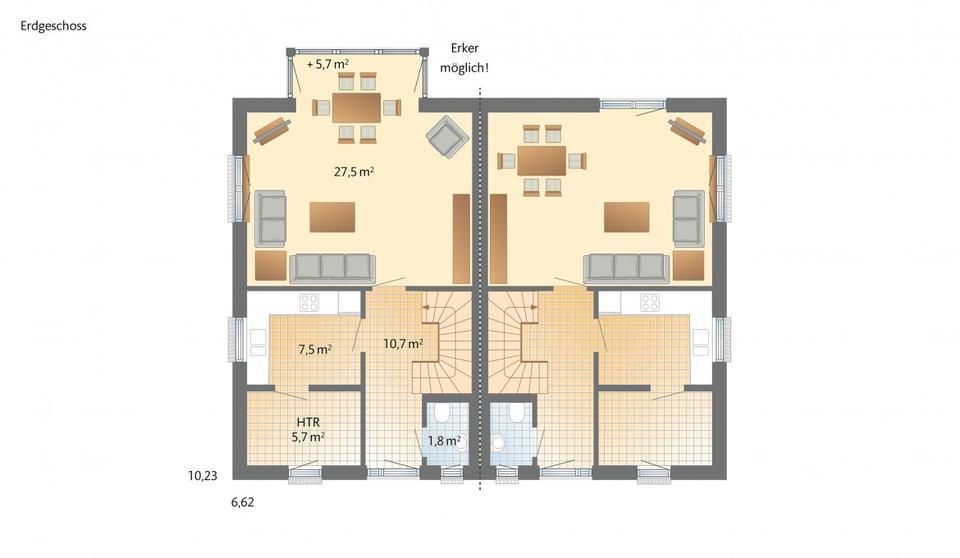 Doppelhaushälfte Zülpich - 4 Zimmer, 120 m&sup2;, 1.795&euro; | Angebot:23182619