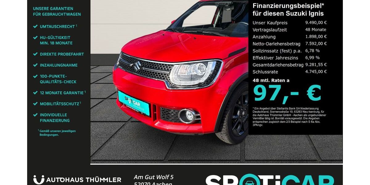 Suzuki Ignis 94.460 km 8.990 &euro; Aachen 52070