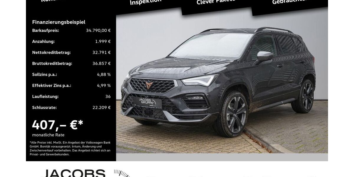 Cupra Ateca 1.111 km 34.590 &euro; Düren 52351