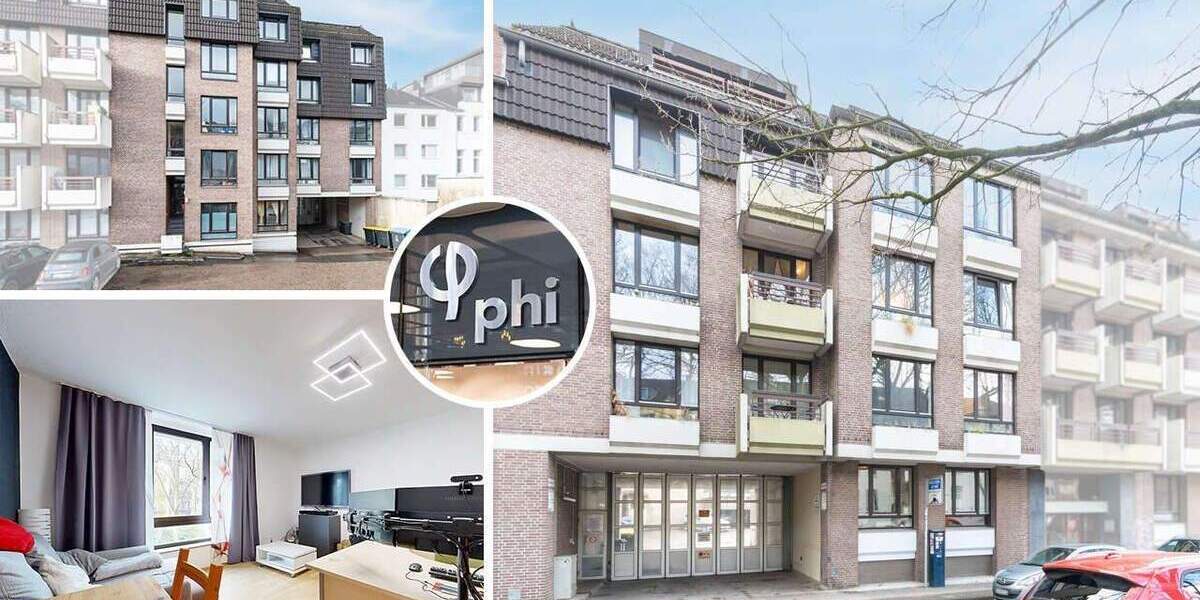 Etagenwohnung Aachen Aachen-Mitte - 2 Zimmer, 45 m&sup2;, 219.900&euro; | Angebot:25734575