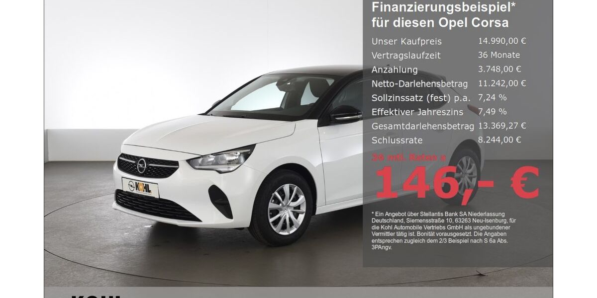 Opel Corsa 7.500 km 14.990 &euro; Aachen 52078