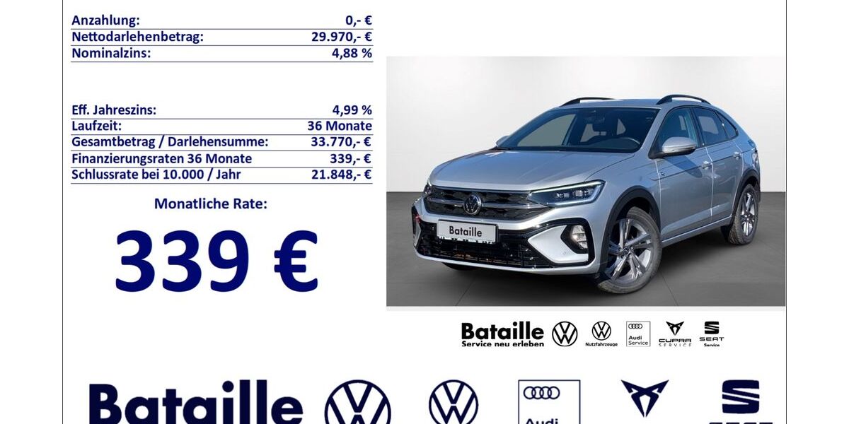 VW Taigo 13.290 km 29.970 &euro; Jülich 52428