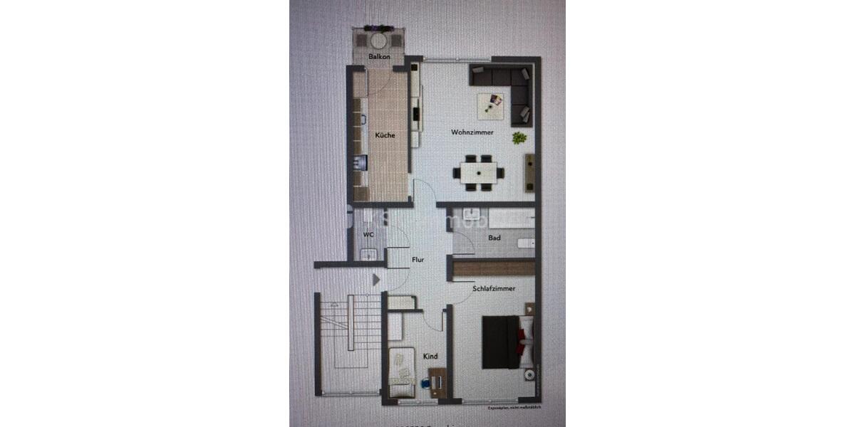 Etagenwohnung Düren Mariaweiler-Hoven - 3 Zimmer, 68 m&sup2;, 219.000&euro; | Angebot:26585206