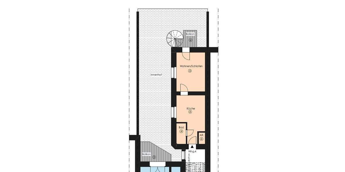 Etagenwohnung Aachen Aachen-Mitte - 2 Zimmer, 32 m&sup2;, 136.000&euro; | Angebot:25674546
